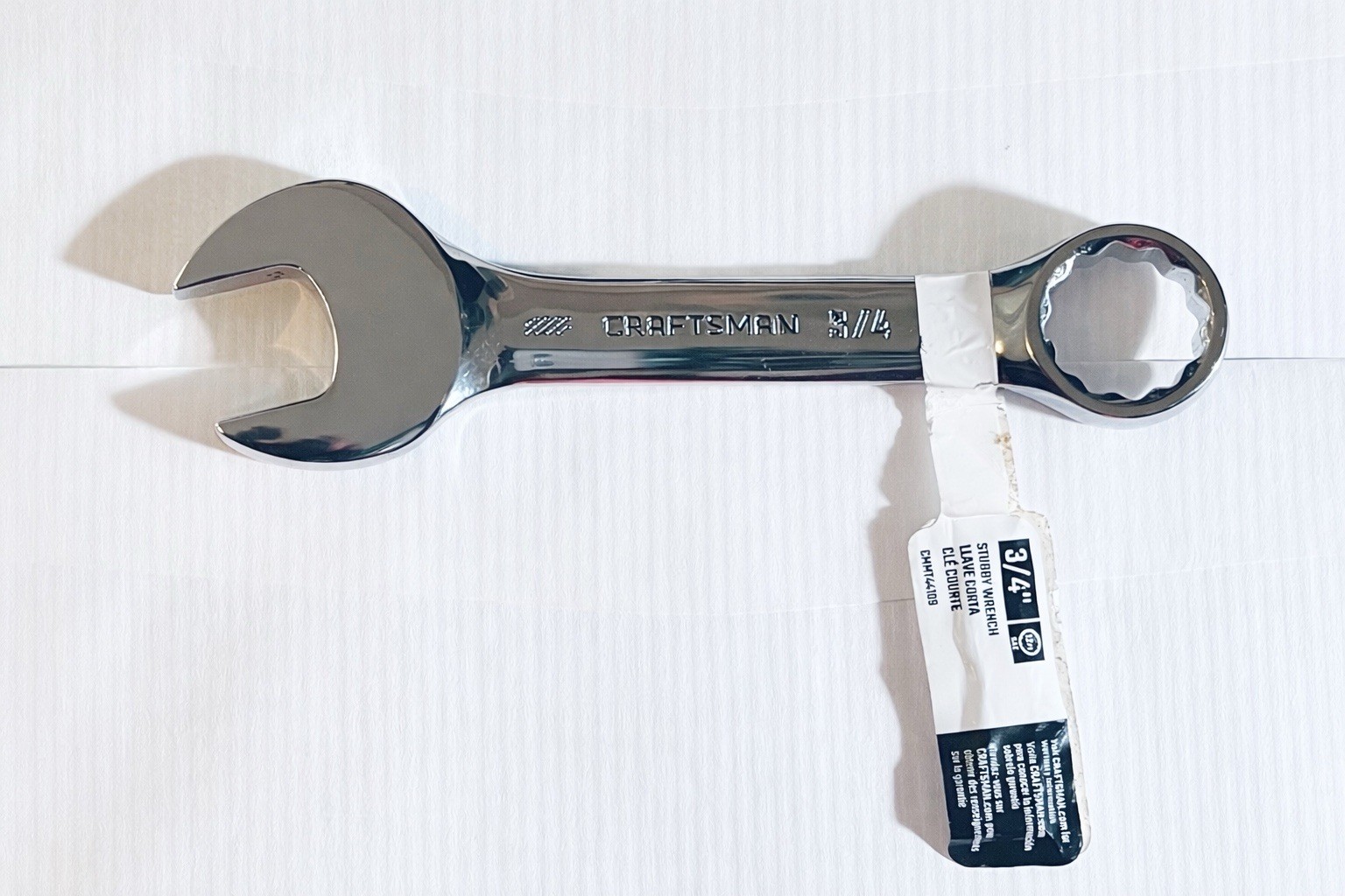 Craftsman 3/4″ Stubby Combination Wrench – SAE