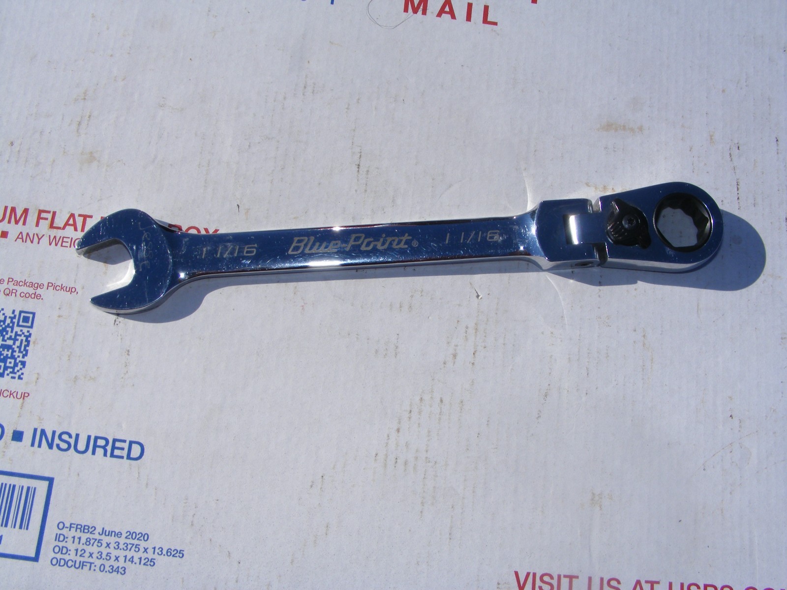 blue-point ratcheting flex head wrench boerf 22