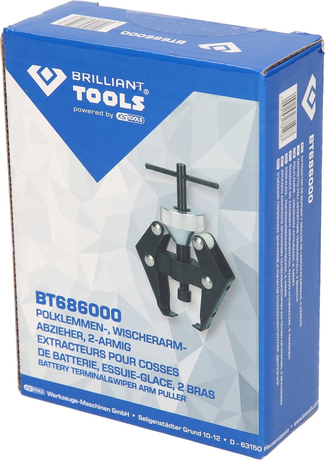 BT686000 Pole Terminals, Wiper Arm Puller, 2 Arm Powered by KS TOOLS