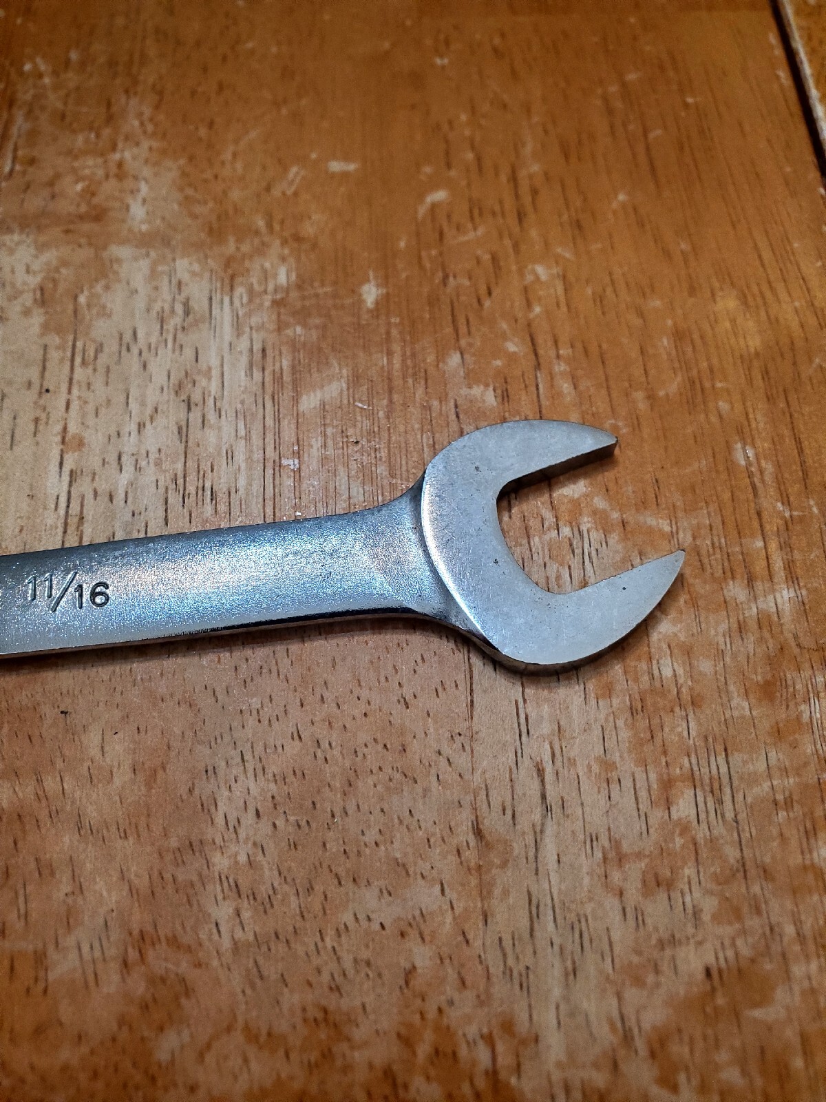 Snap On 5/8-11/16 Low Torque Slime Line Open End Wrench LTA2022