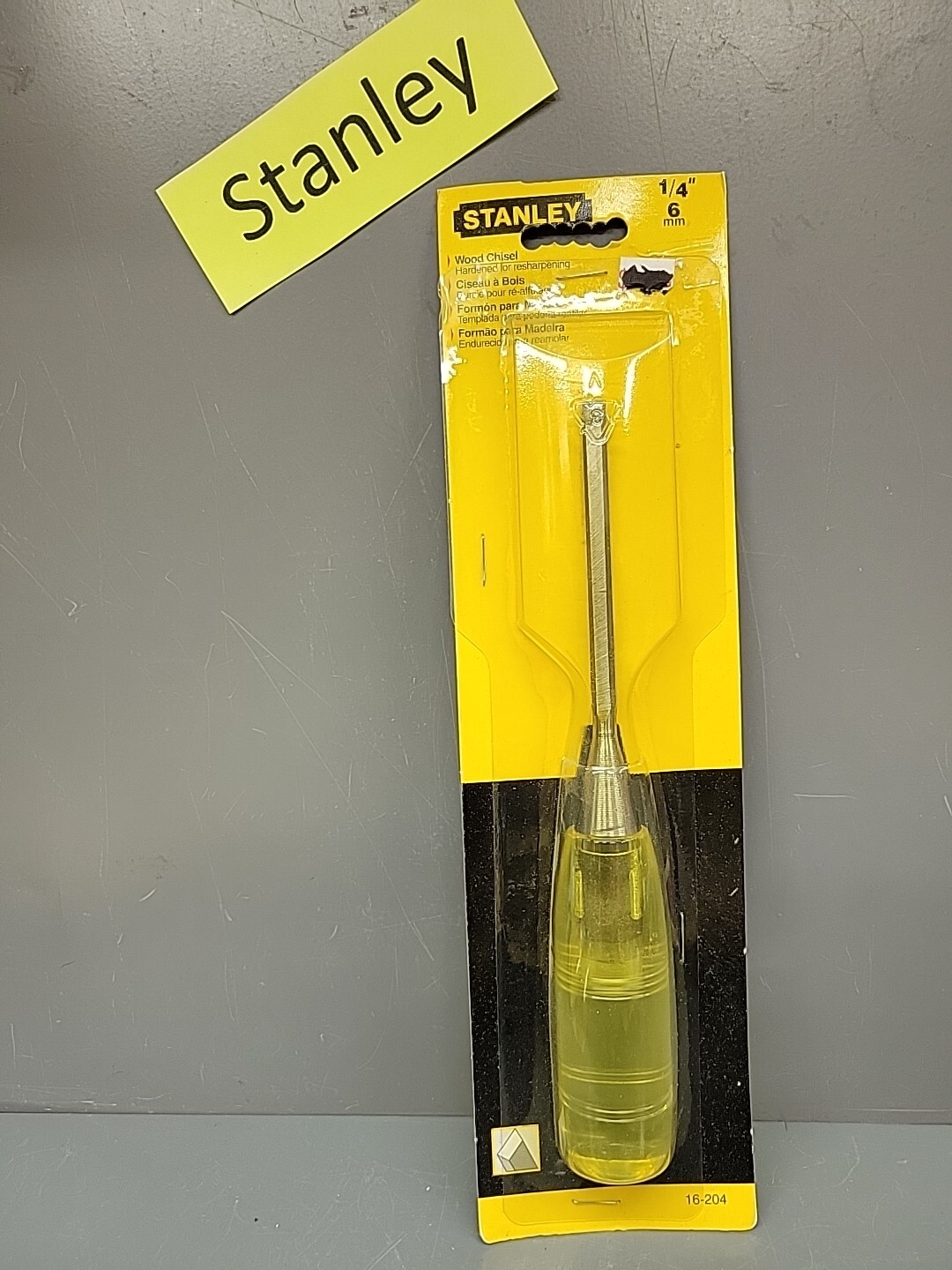 Stanley Wood Chisel 1/4″ 6mm 16-204 New Old Stock Sheffield England