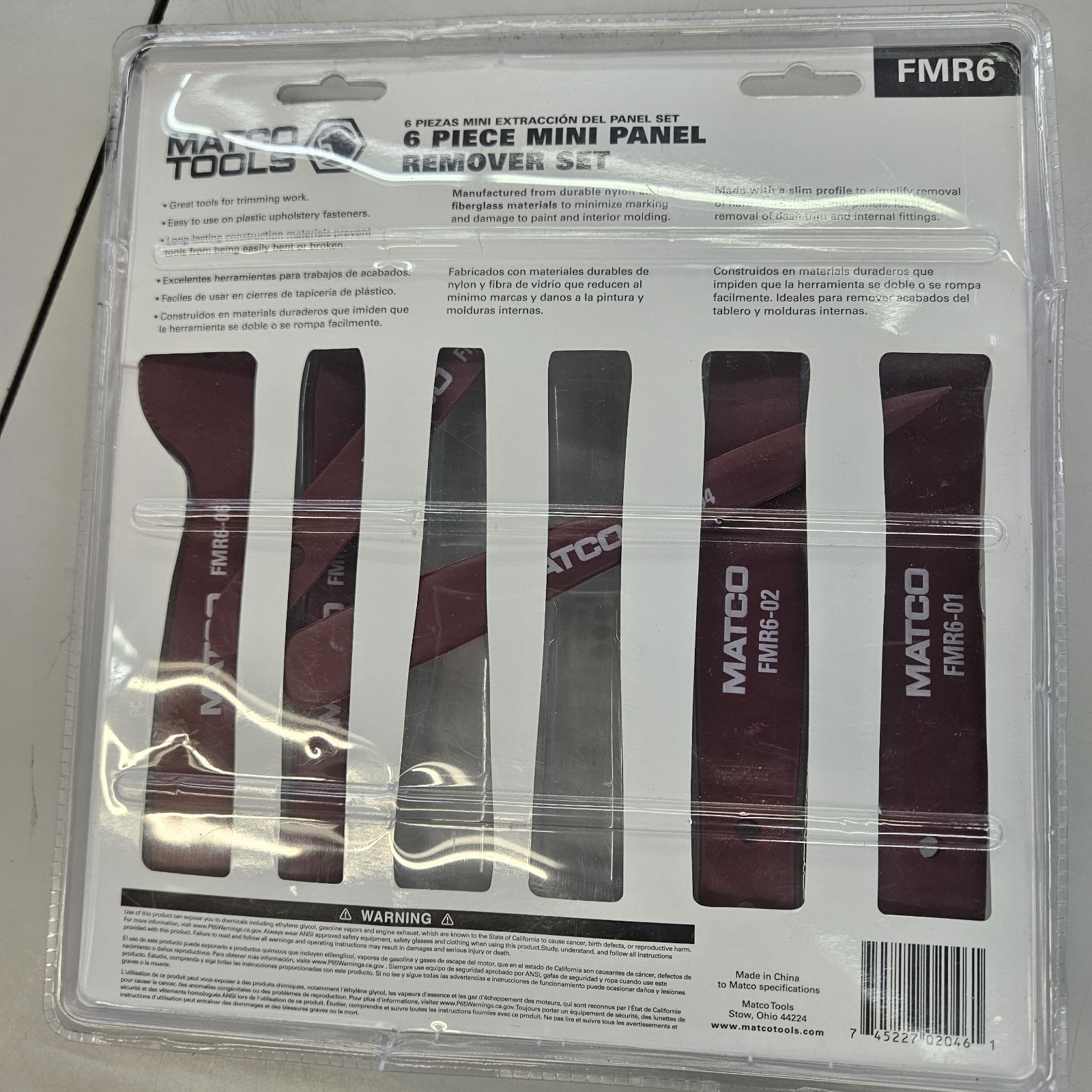 Matco Tools Mini Panel Trim Removal Tools FMR6 (Set of 6)