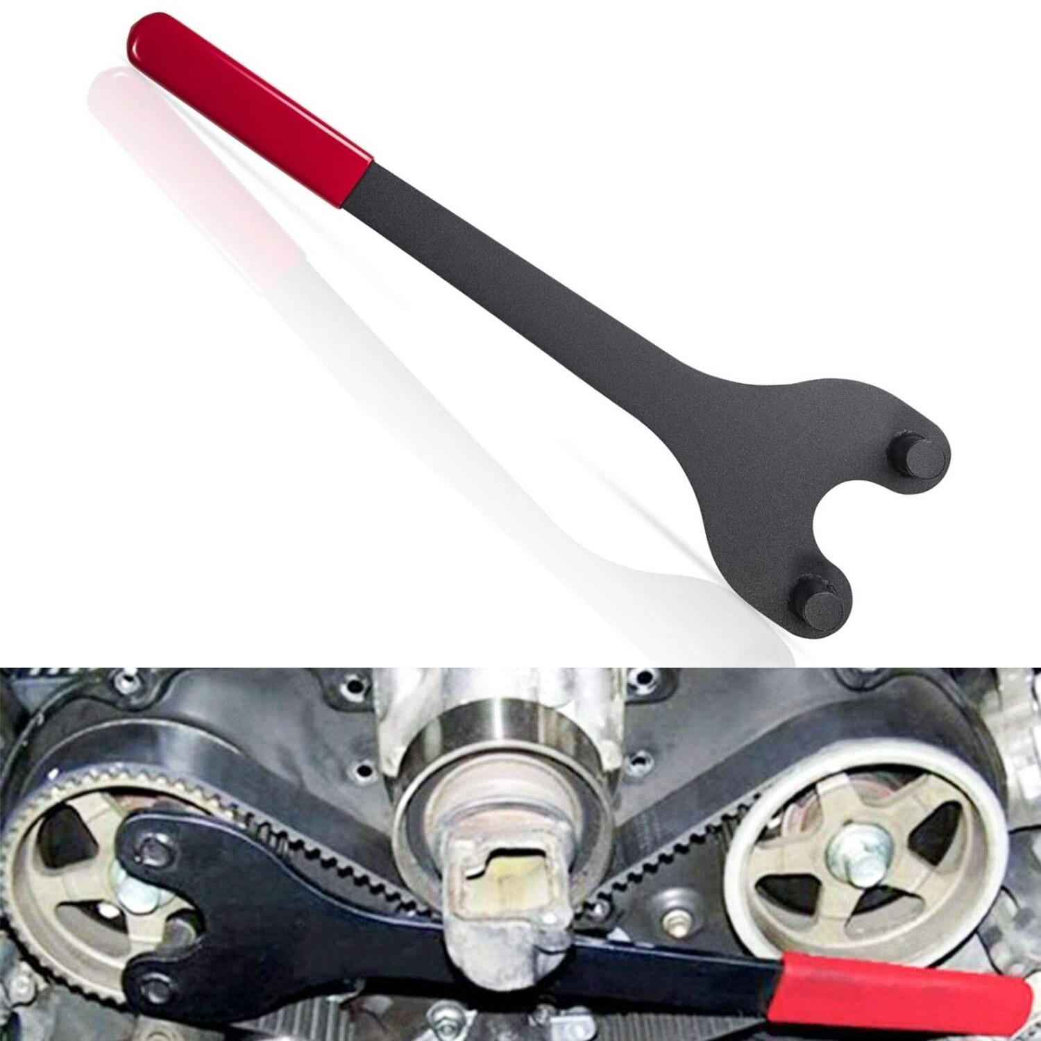 W89208 Cam Pulley Holder Tool Compatible For Nissan Toyota Ohc Camry Maximas V6