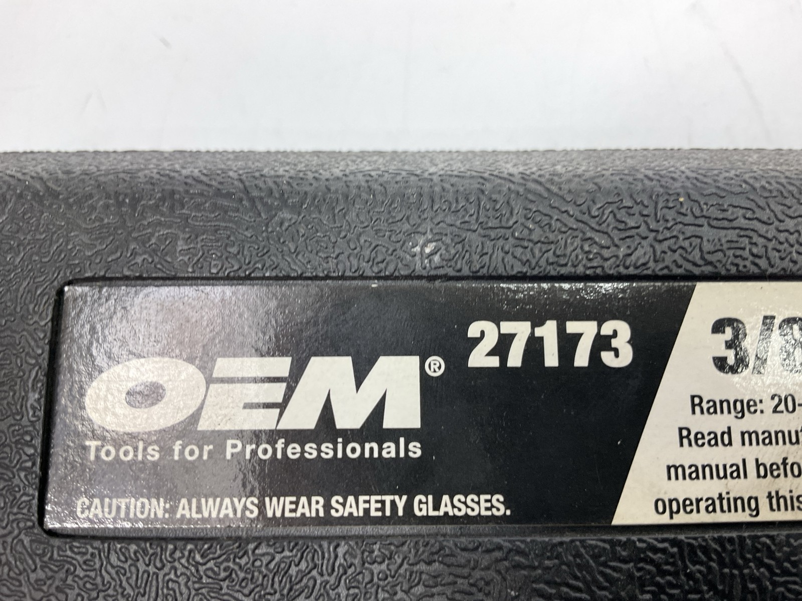 USED #10 – OEM Tools 27173 3/8″ Drive Click Style Torque Wrench 20-200 Inch/Lbs.