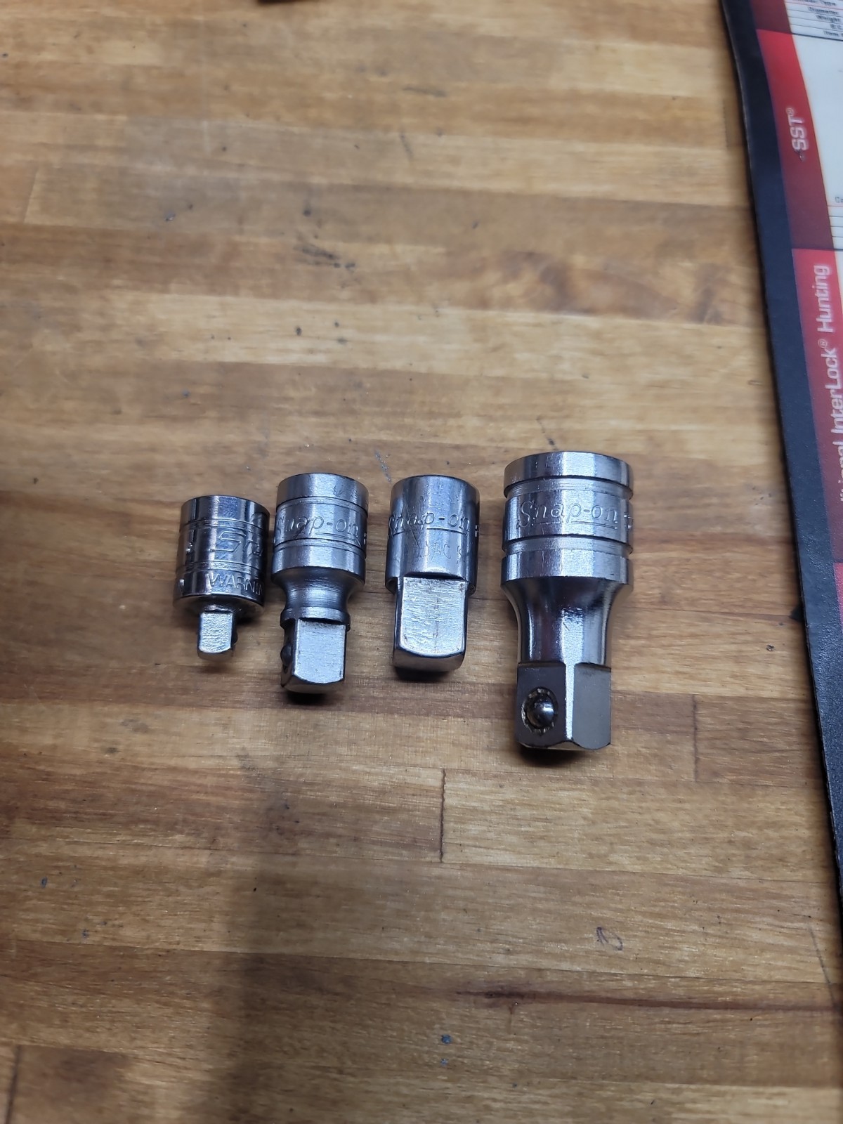 Snapon Adapter Set 1/2″ 3/8″ 1/4″ Set Of 4