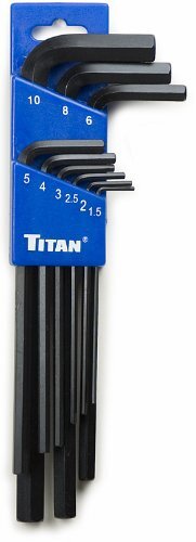 Titan 12719 Metric Long Arm Hex Key Set – 9 Piece