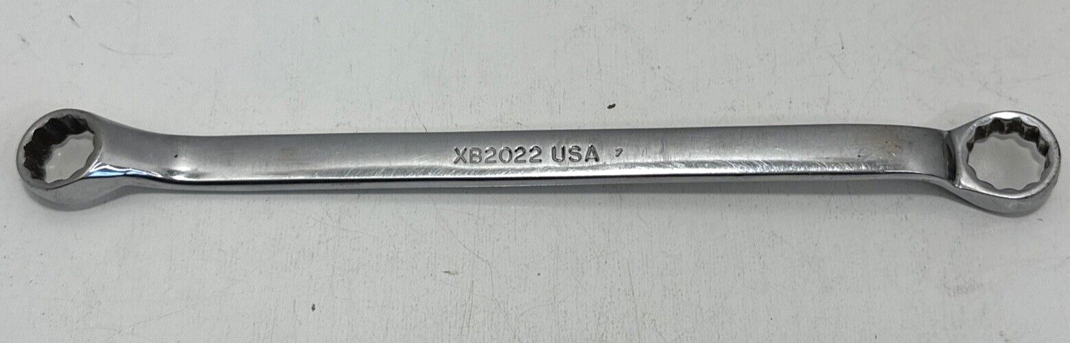Snap On XB2022 5/8” x 11/16” 12 Point 10° Offset Double Wrench 1987 SAE GUC