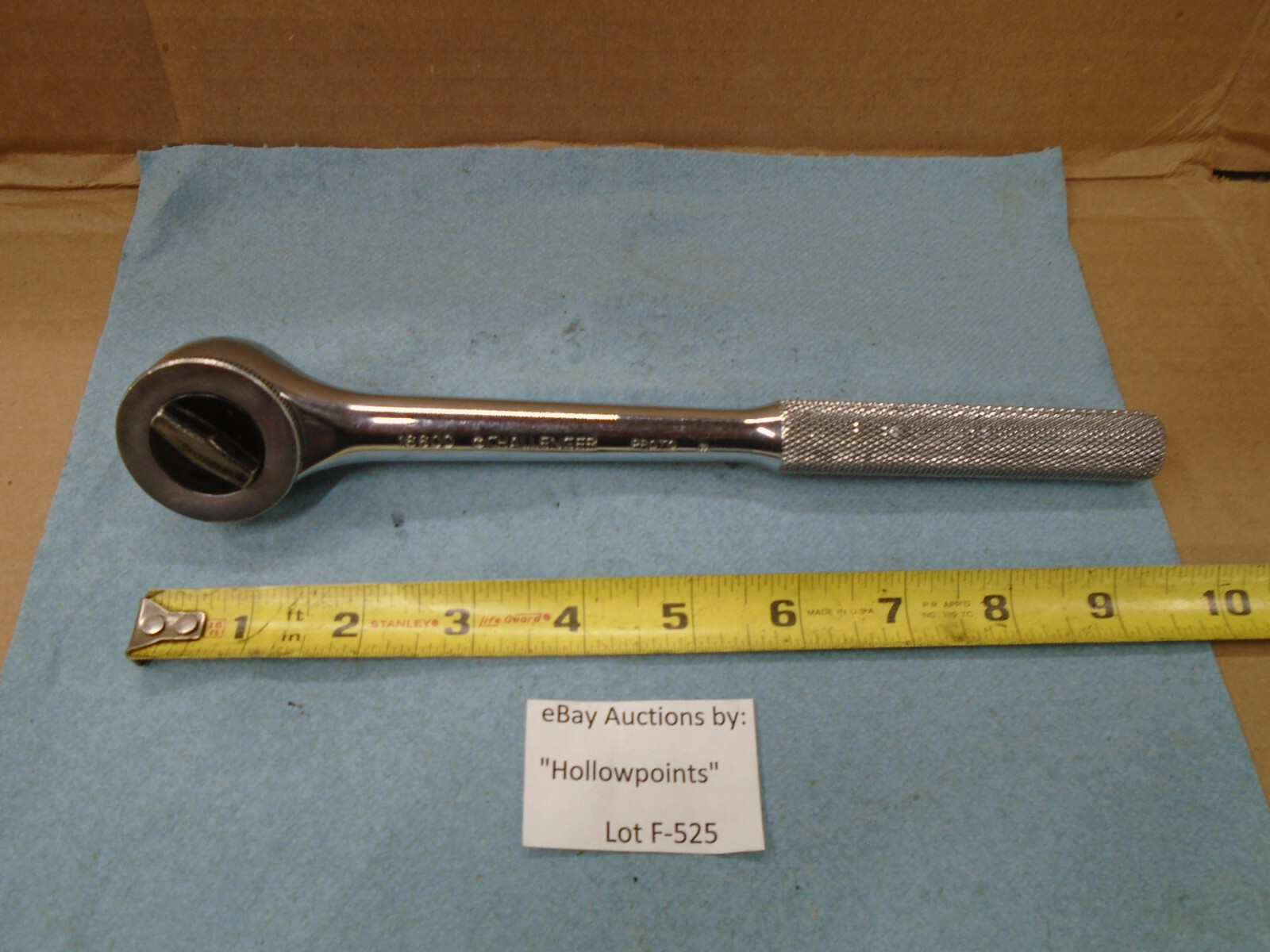 Challenger PROTO 1660D Ratchet 1/2″ Drive w/ Knurled Speeder Head F525