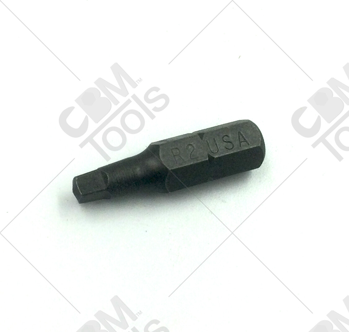 SK Hand Tools #2 x 1/4 inch Robertson Shank Replacement Bit 81872 New