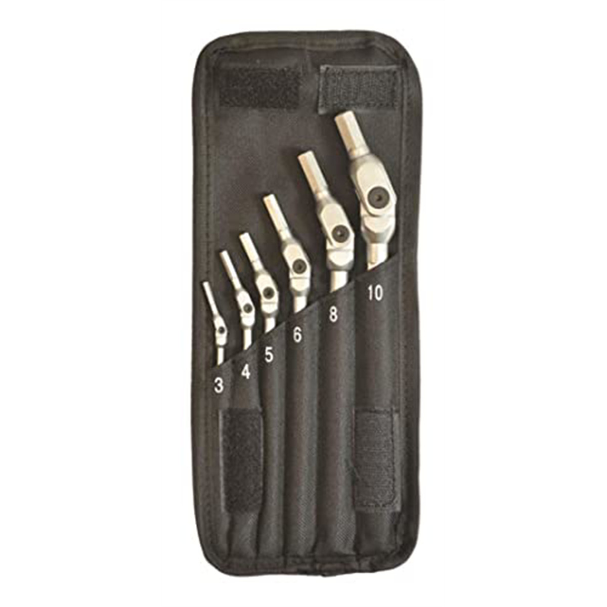 Bondhus 10 6 Piece Chrome Hex Pro Pivot Head Hex Wrench Set – Metric
