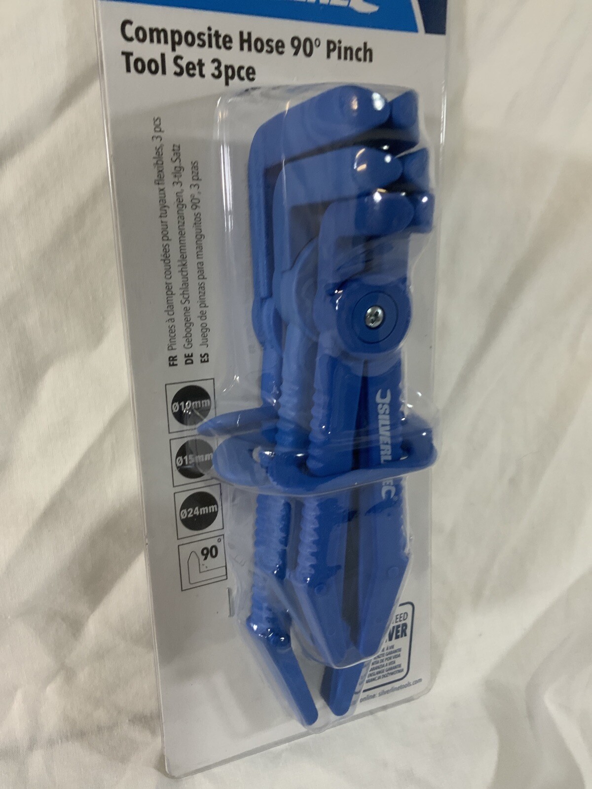 Silverline Composite Hose 90° Pinch Tool Set 3 pieces