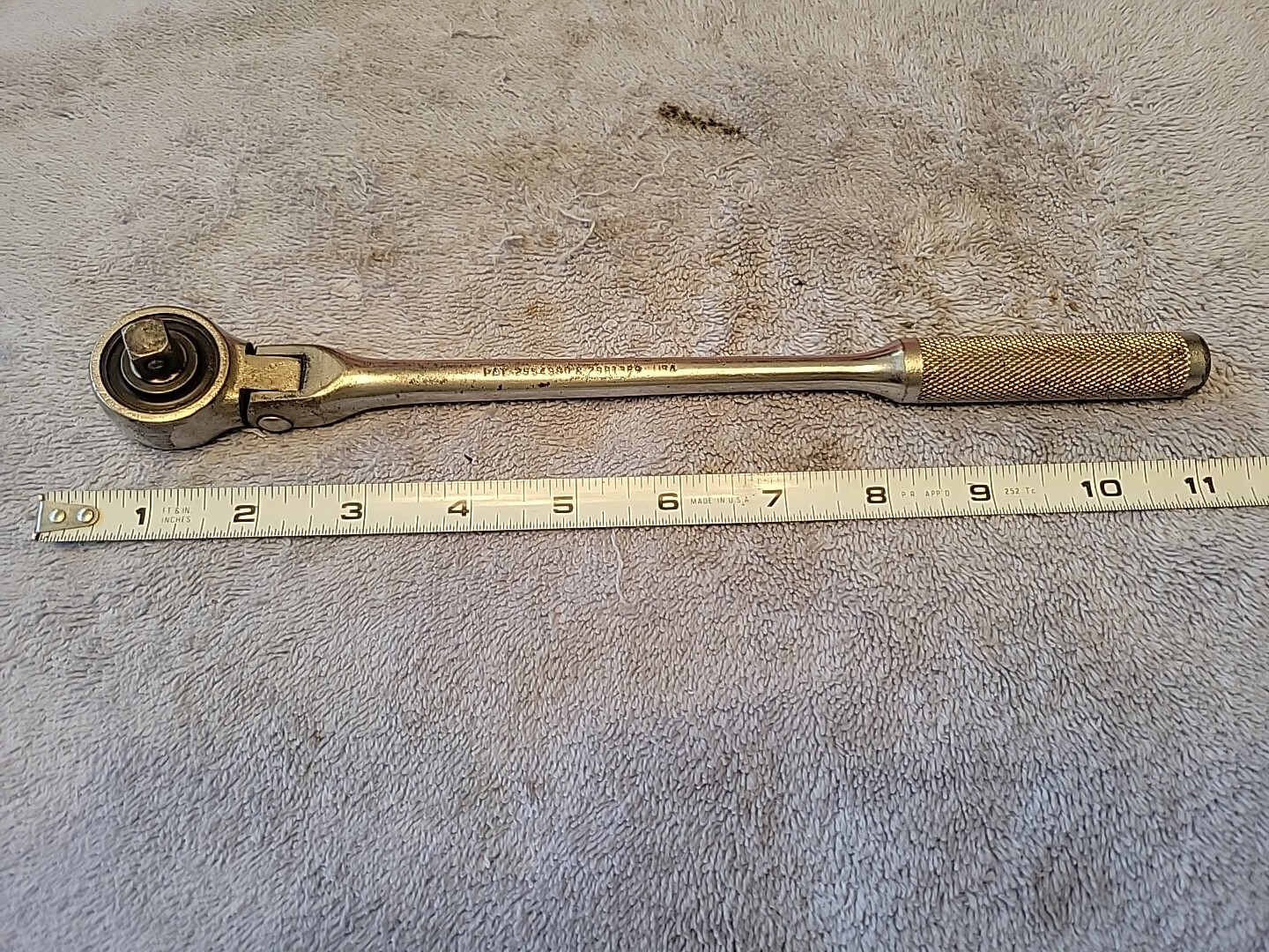 CHAMPION PLUG MASTER 3/8″ DRIVE FLEX HEAD RATCHET CT 405 VTG USA 🇺🇸