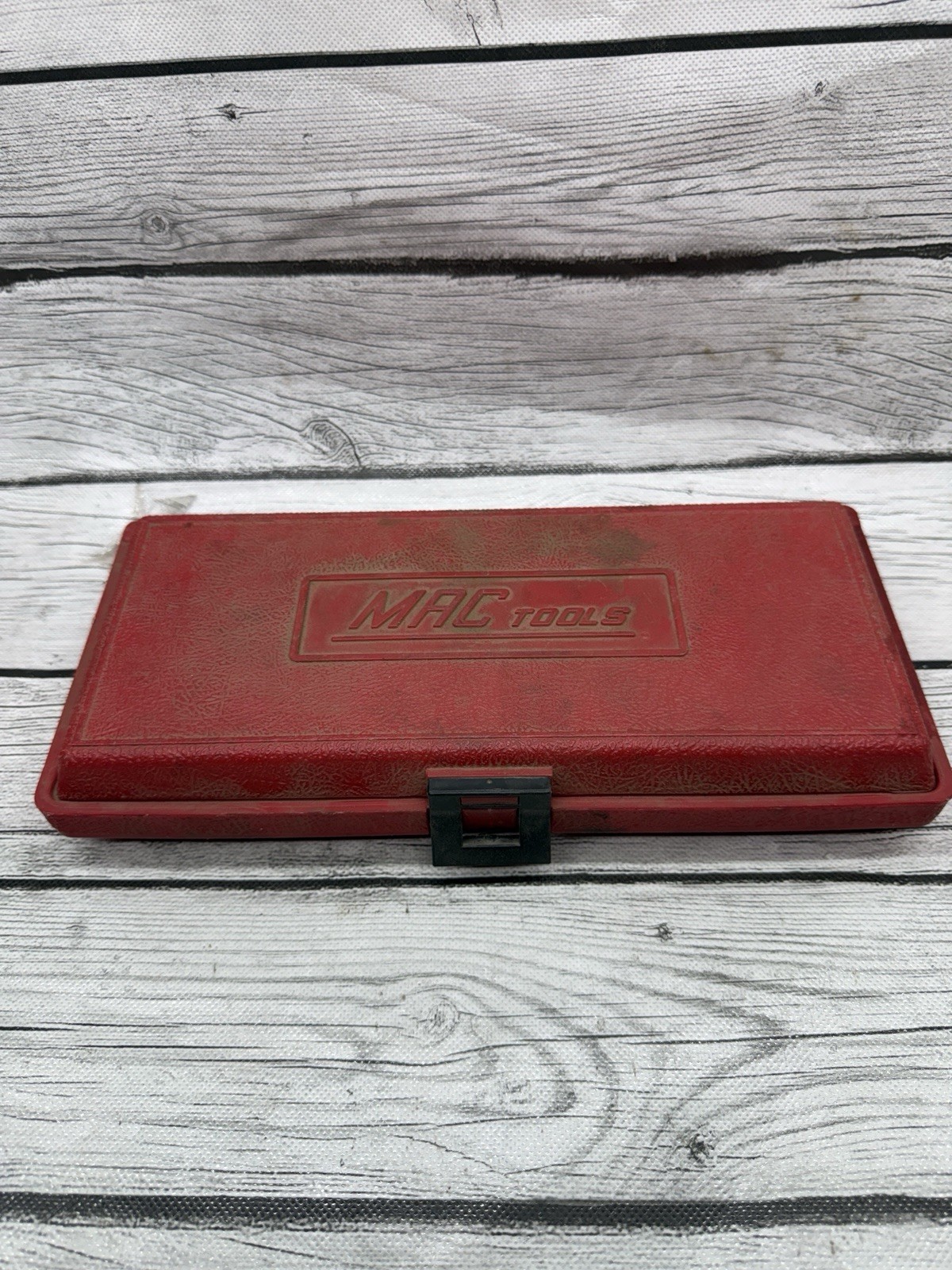 Vintage Mac Tools Empty Red Blow Mold Case For Punch & Chisel Set PC12 PC14