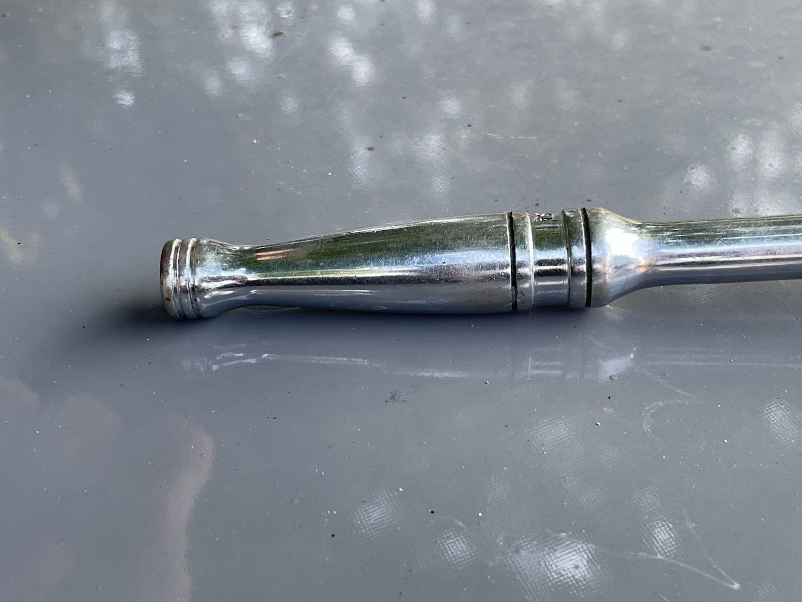 Vintage Snap On 3/8″ Drive 7.5″ Socket Ratchet Model F730 Made in USA