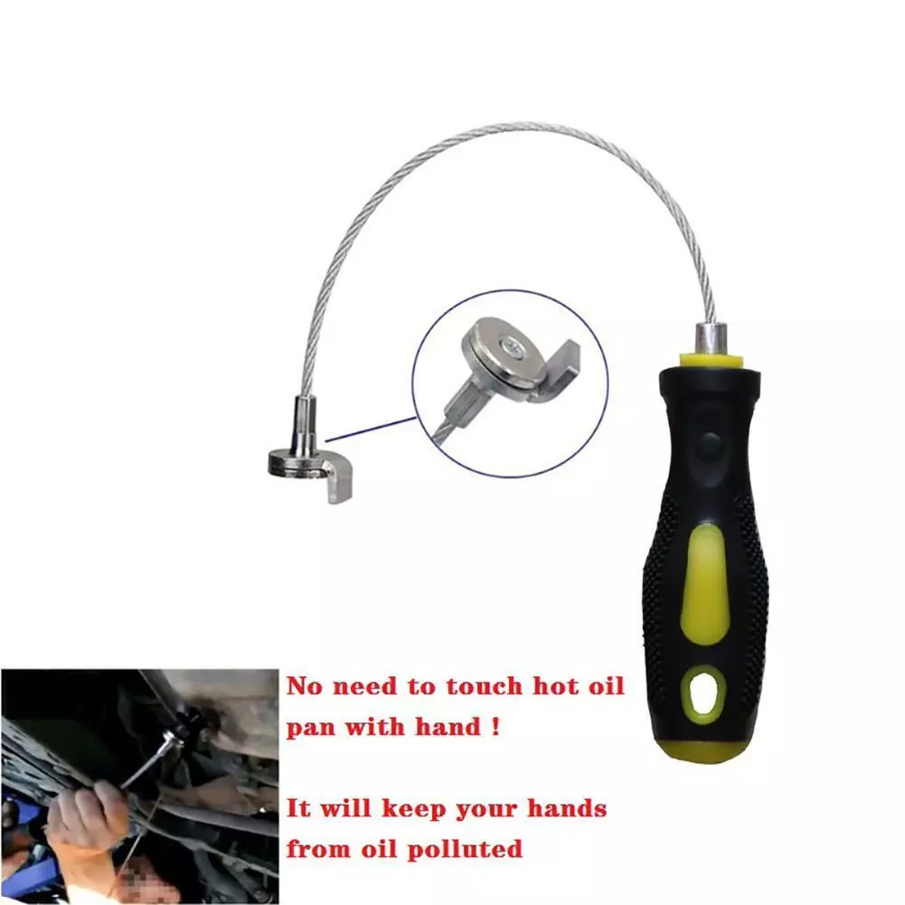 Magnetic Oil Drain Plug Remover Strong Tool Wrench Anti Scald Pan-screw Sleeve
