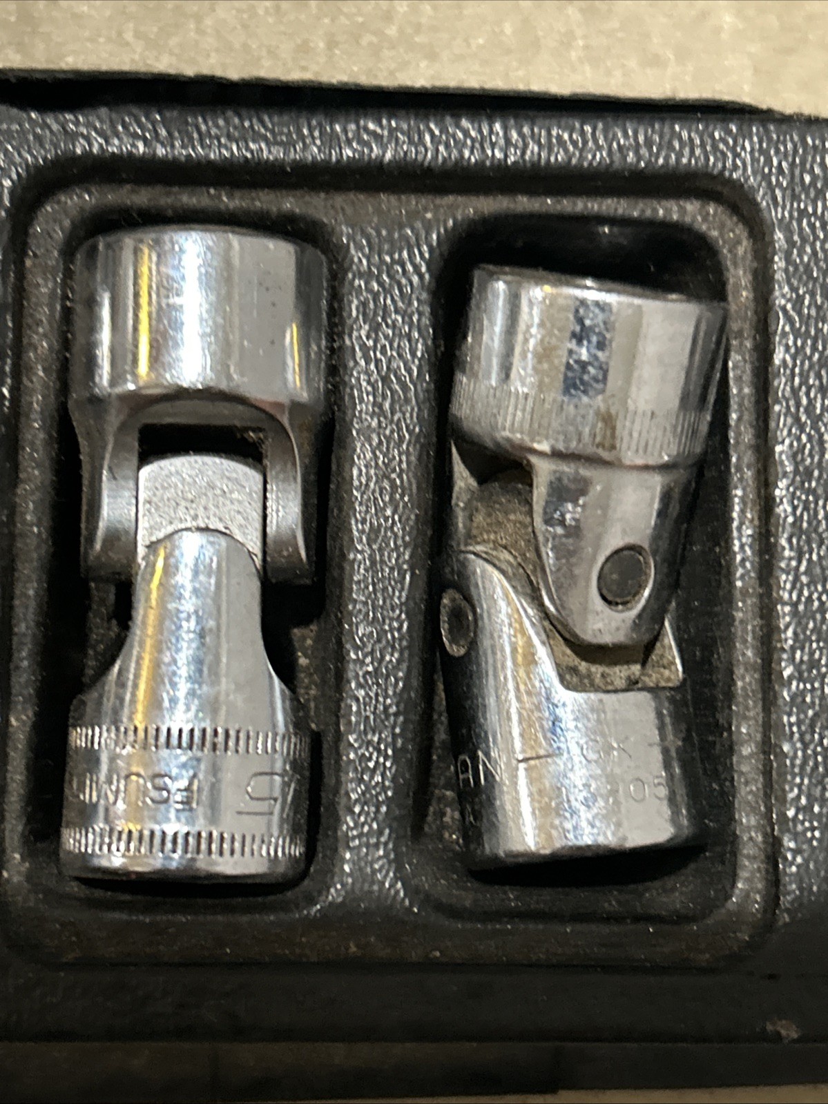 🇺🇸 Snap On Tools Swivel 3/8″ DR Universal Socket Set Lot Metric Wobble 6PT