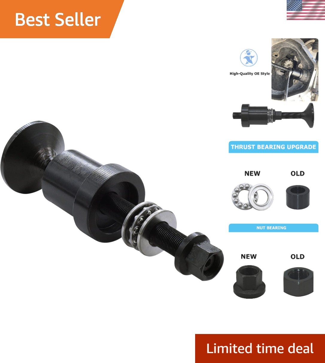 CNC Machined Inner Axle Seal Tool for Quick Repairs – Compatible with Dana Axles