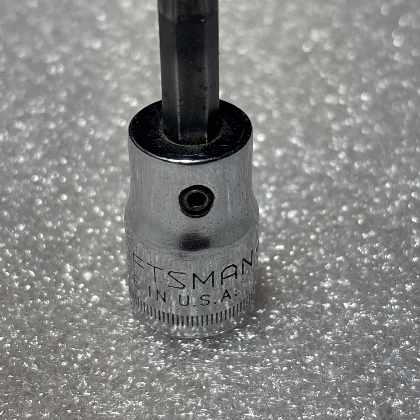 Vintage Craftsman 6mm Metric Hex Allen 3/8″ Drive V series 42676 Socket USA