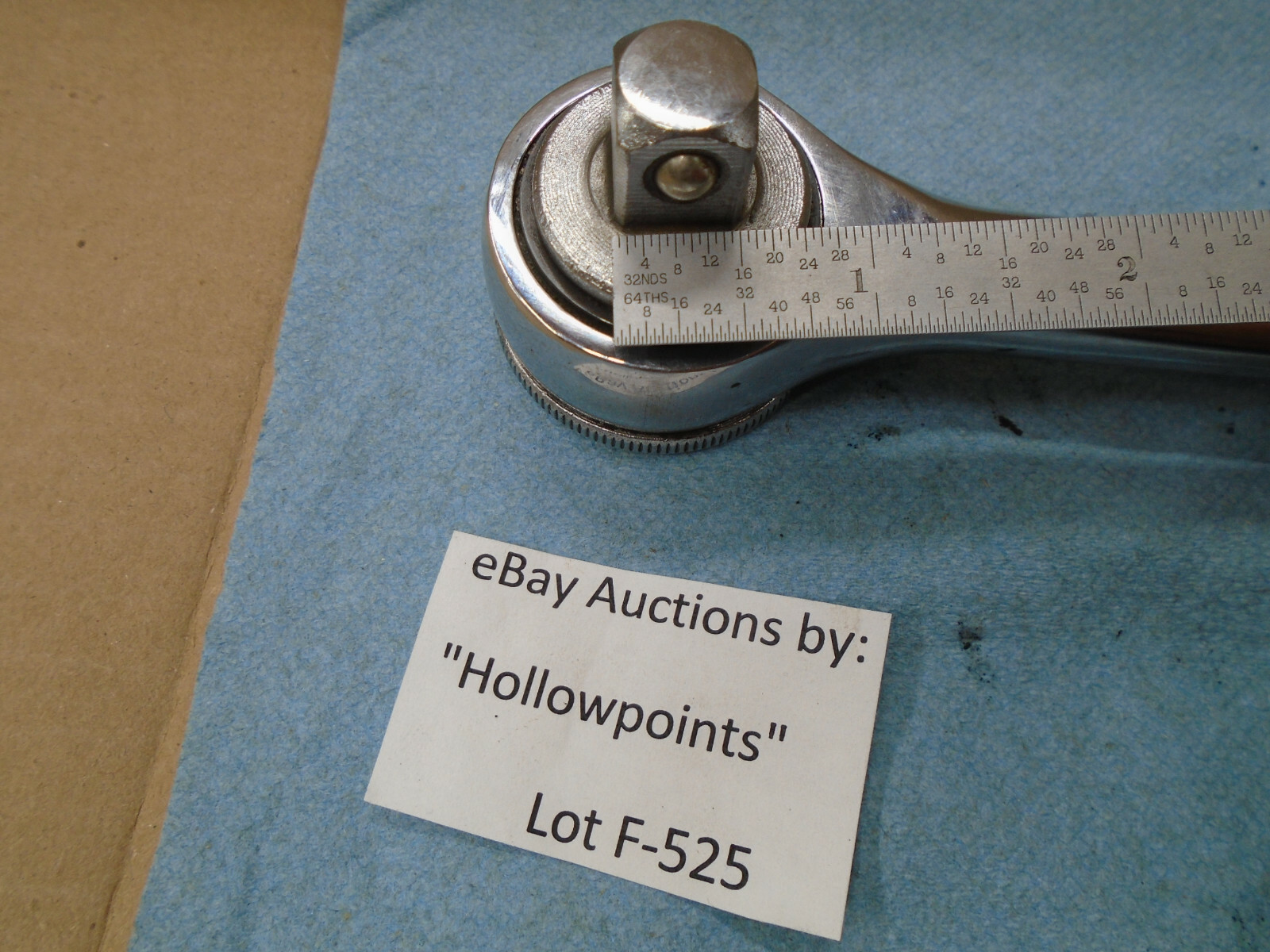 Challenger PROTO 1660D Ratchet 1/2″ Drive w/ Knurled Speeder Head F525