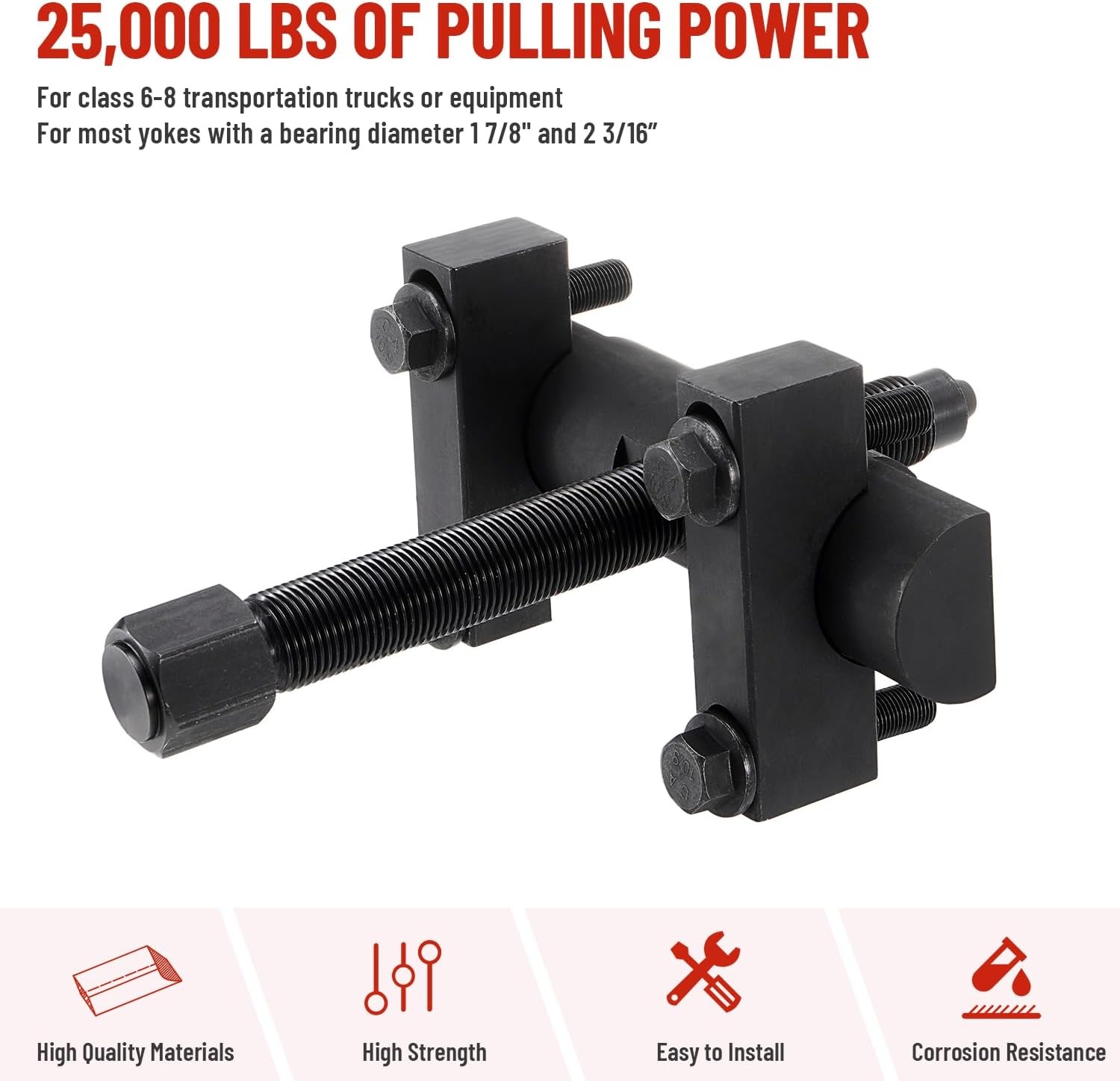 10803 Heavy Duty Yoke Puller Tool For Semi Trucks, Class 6-8 Trucks & Equipment