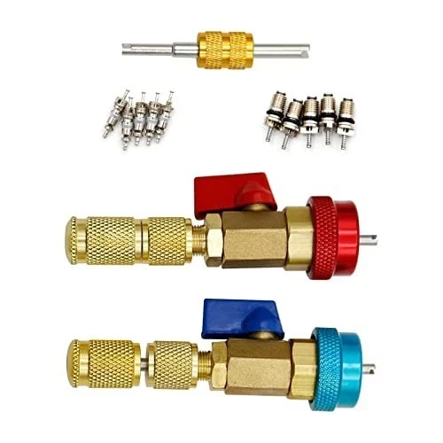 R134A Valve Core Remover Installer Tool Kit – 2 Pack for AC Refrigerant Systems