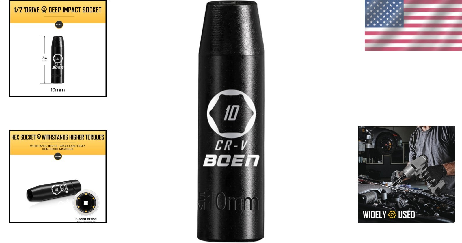 Drive Deep 6-Point Impact Professional Durable Vehicle Quality
