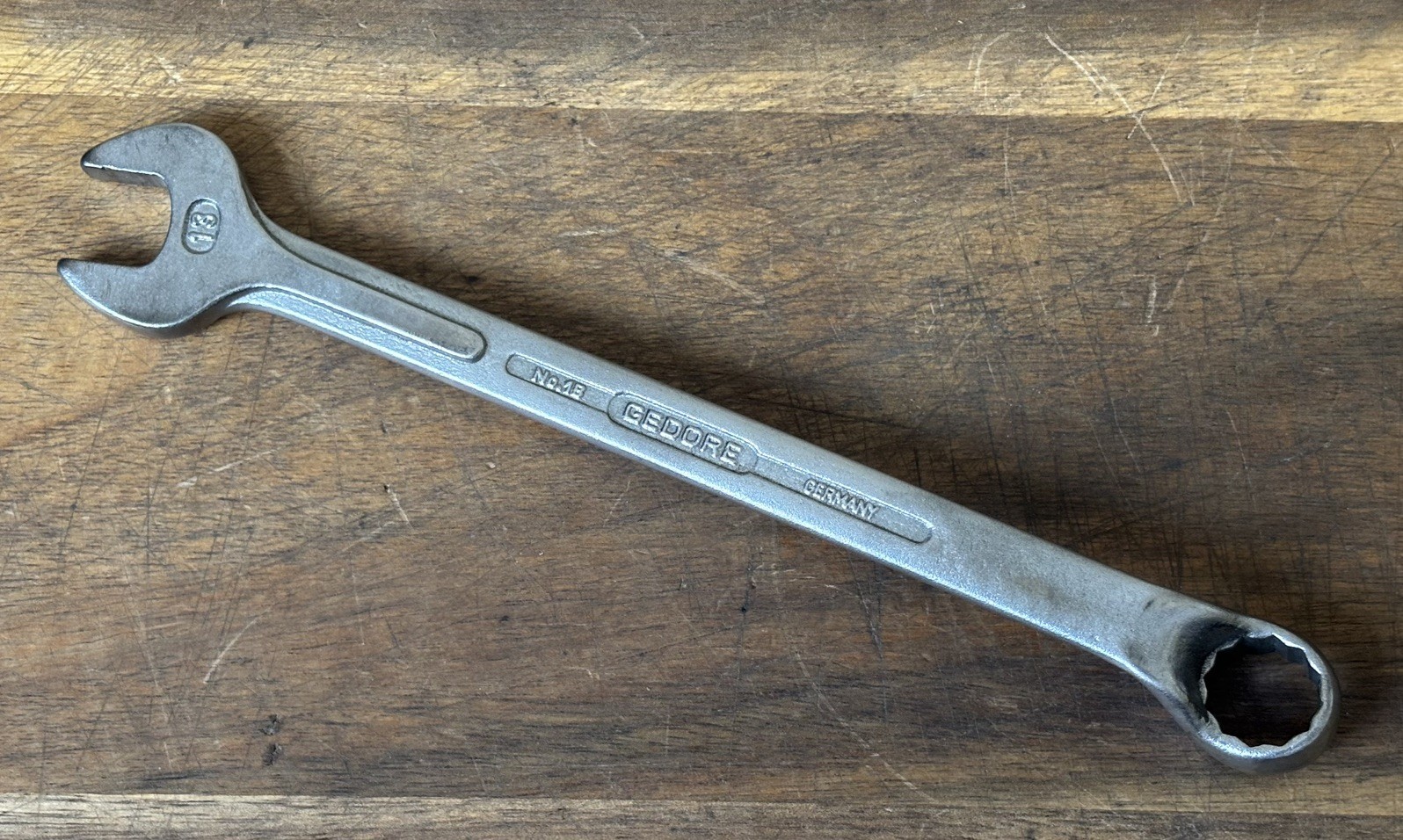 GEDORE No1B – 13mm metric – Cranked Combination Spanner . High Quality German