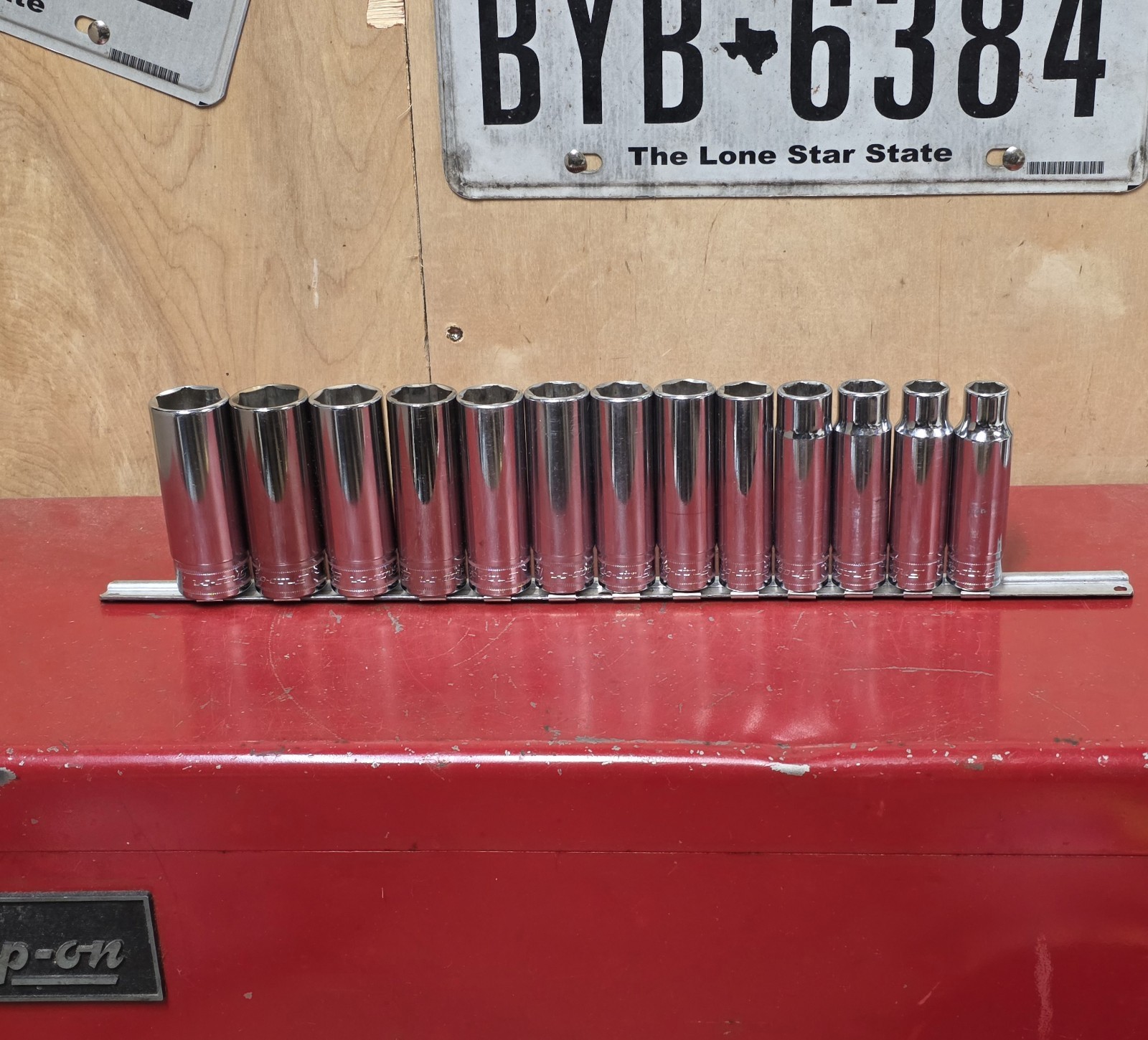 Snap-on 1/2″ Drive 13pc Deep Chrome Socket Set 6pt 12mm – 24mm 313TSMYA