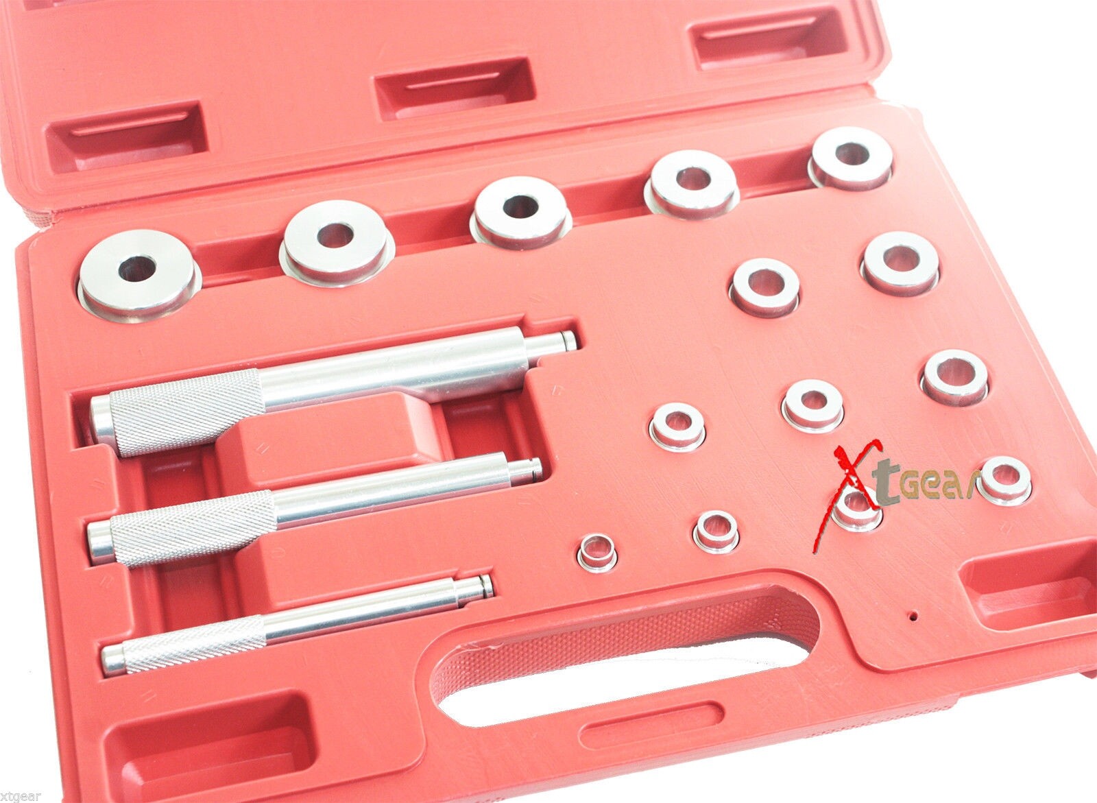 New 17pc 10mm to 42mm Metric Bushing Bearing Install Driver Set Kit w/ Case