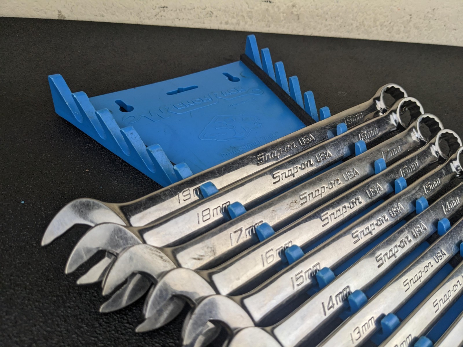 #bp039 Snap-On Tools 10pc 12point METRIC Flank Drive PLUS Wrench Set SOEXM710