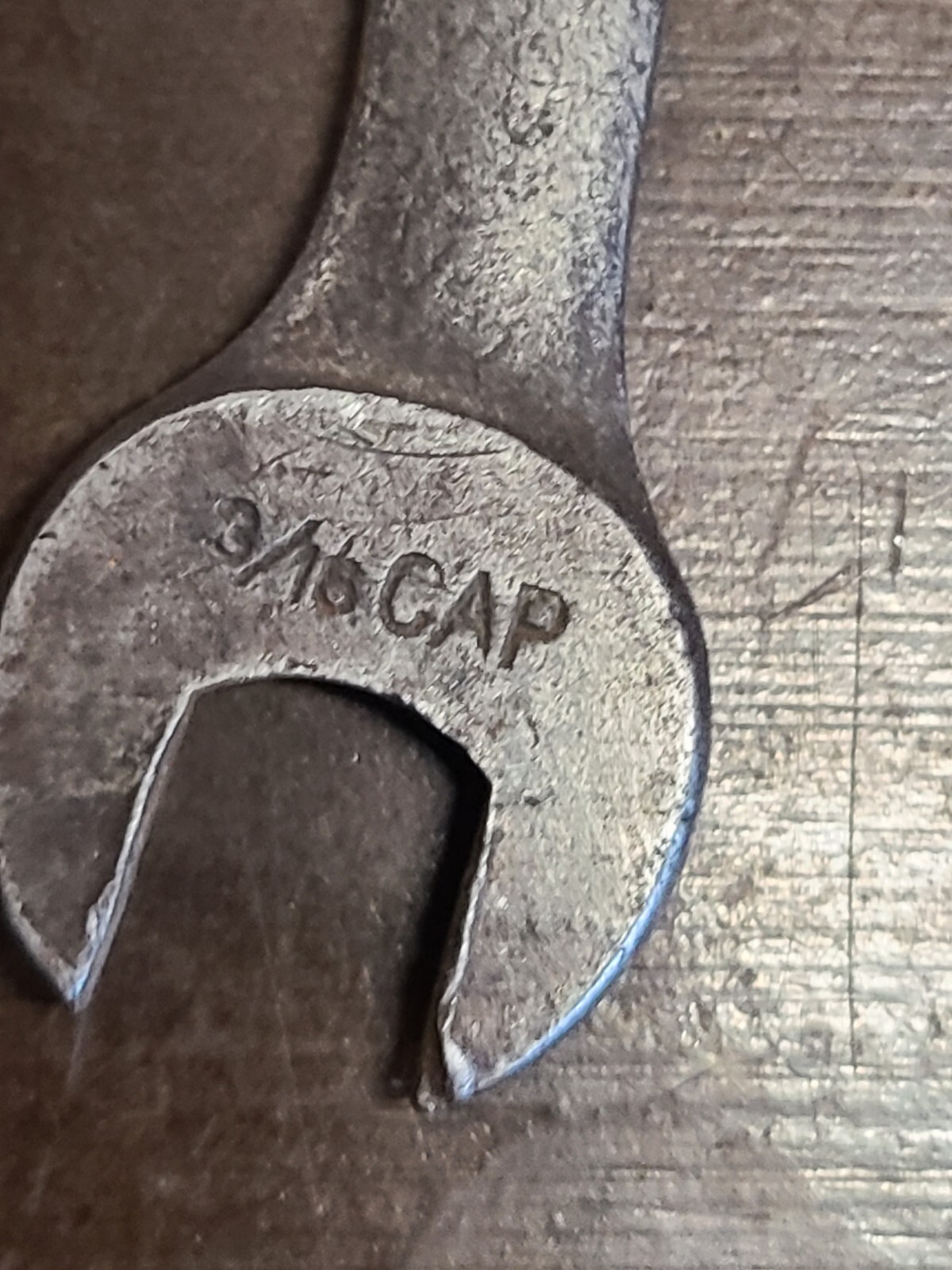 Vintage Billings & Spencer Co. Open End S-Curved Wrench # 2000 1/4OC X 3/16OC