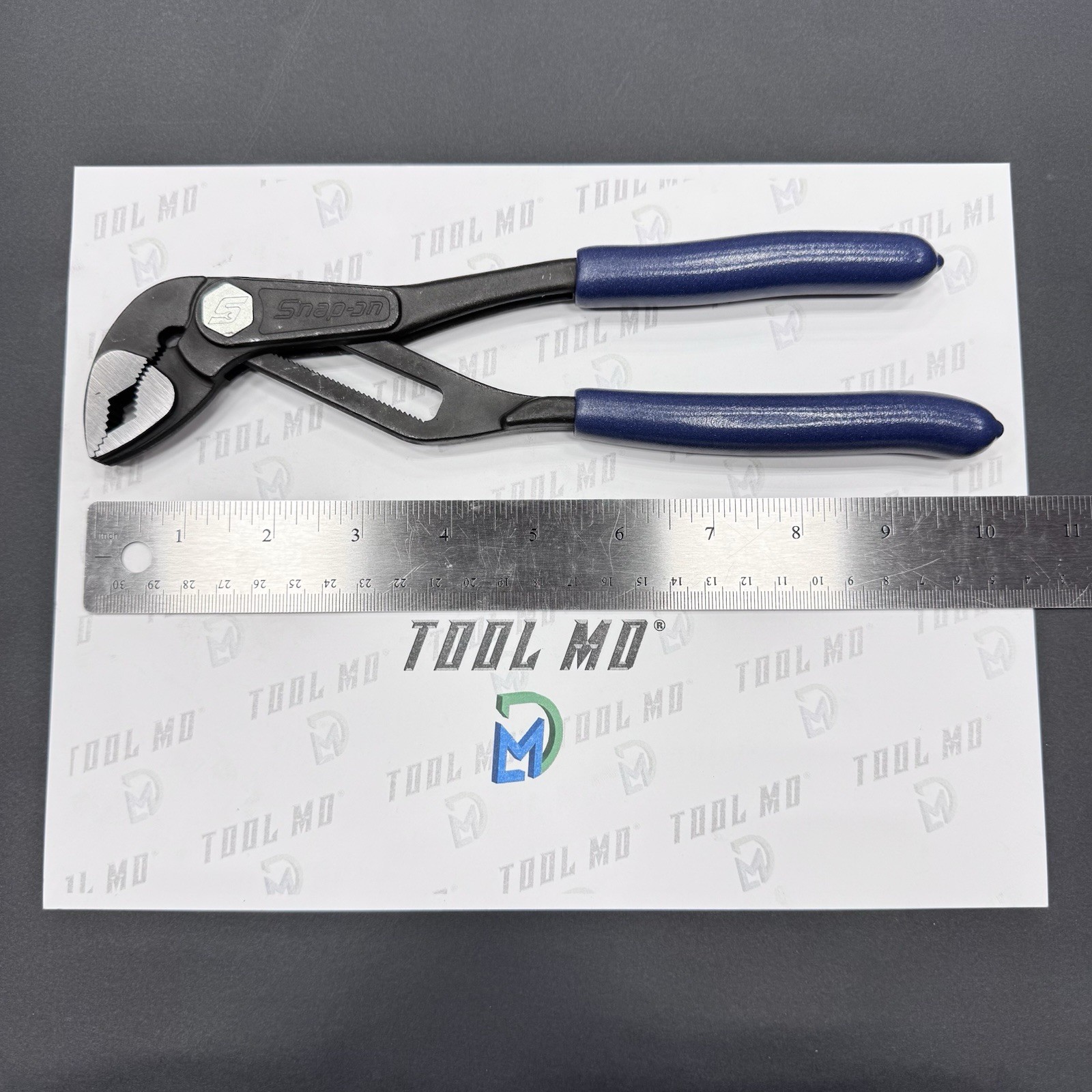 Snap-on Tools NEW 10” Adjustable POWER BLUE Water Pump Pliers AWPBX10MB