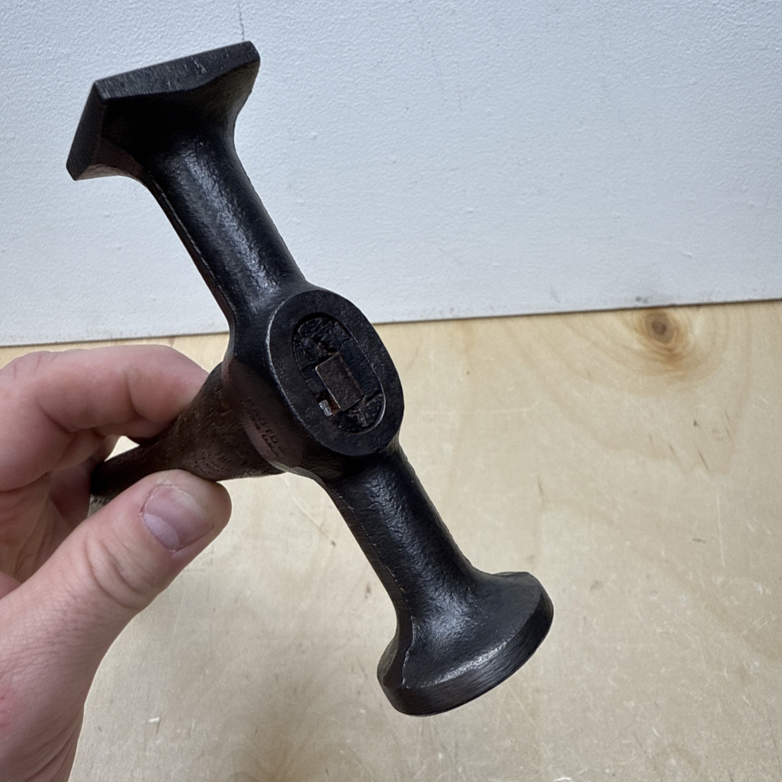 Vintage Proto USA General Purpose 2-Headed Square & Round Auto Body Hammer 1424