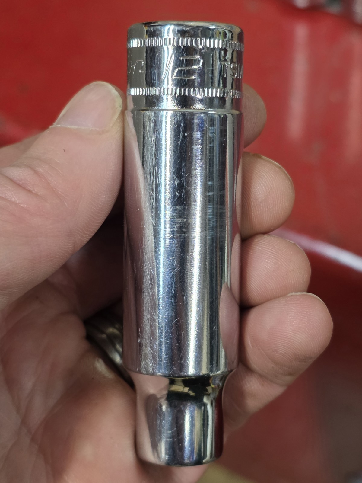 Snap-on 1/2″ Drive 13pc Deep Chrome Socket Set 6pt 12mm – 24mm 313TSMYA