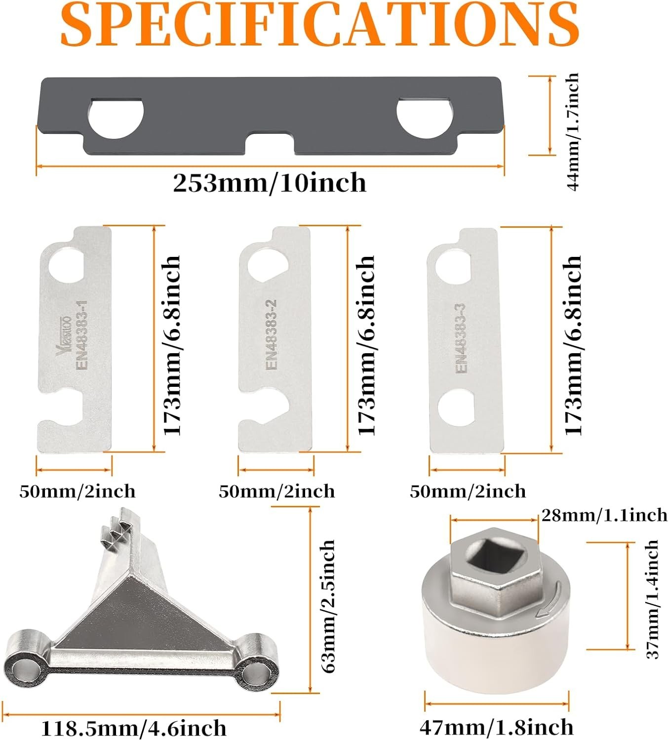 6Pcs Camshaft Retaining Tool Kit, For GM 2.8 2.9 3.0 3.2 3.5 3.6 3.7 4.2
