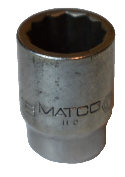 Matco Tools A142 7/16″ SAE Shallow Socket 12 point 1/4″ Drive Chrome