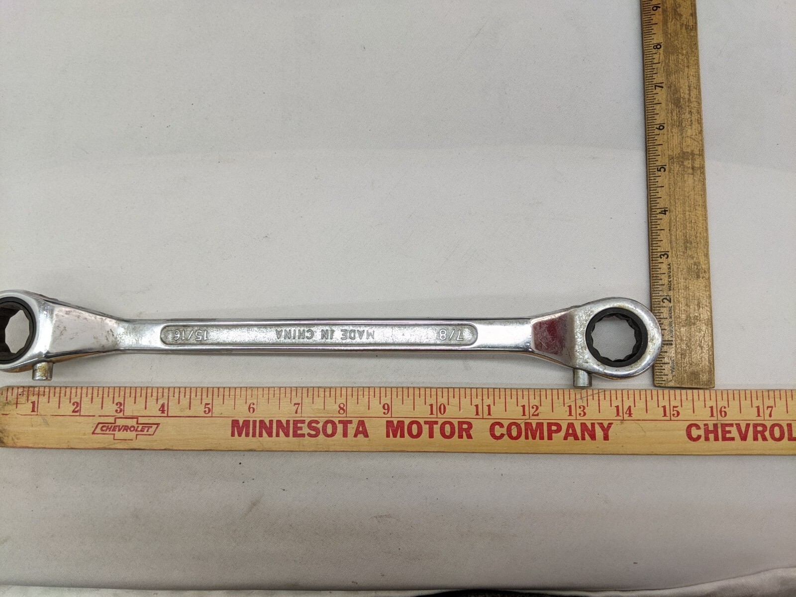 Pittsburgh SAE Reversible Offset Ratchet Wrench Set 3/8″ to 1-1/8″ Set of 5 TF