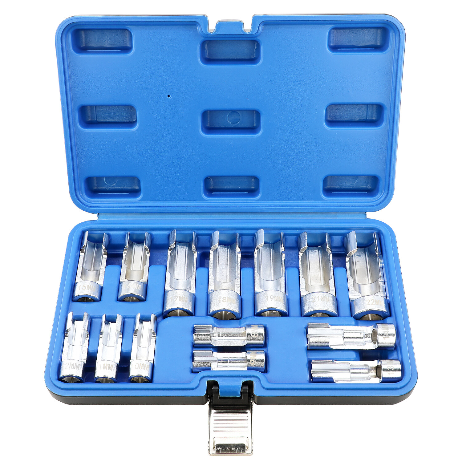 Fuel Line Socket Wrench Set 14PCS Strut Nut Socket, 8-22mm Diesel Injector
