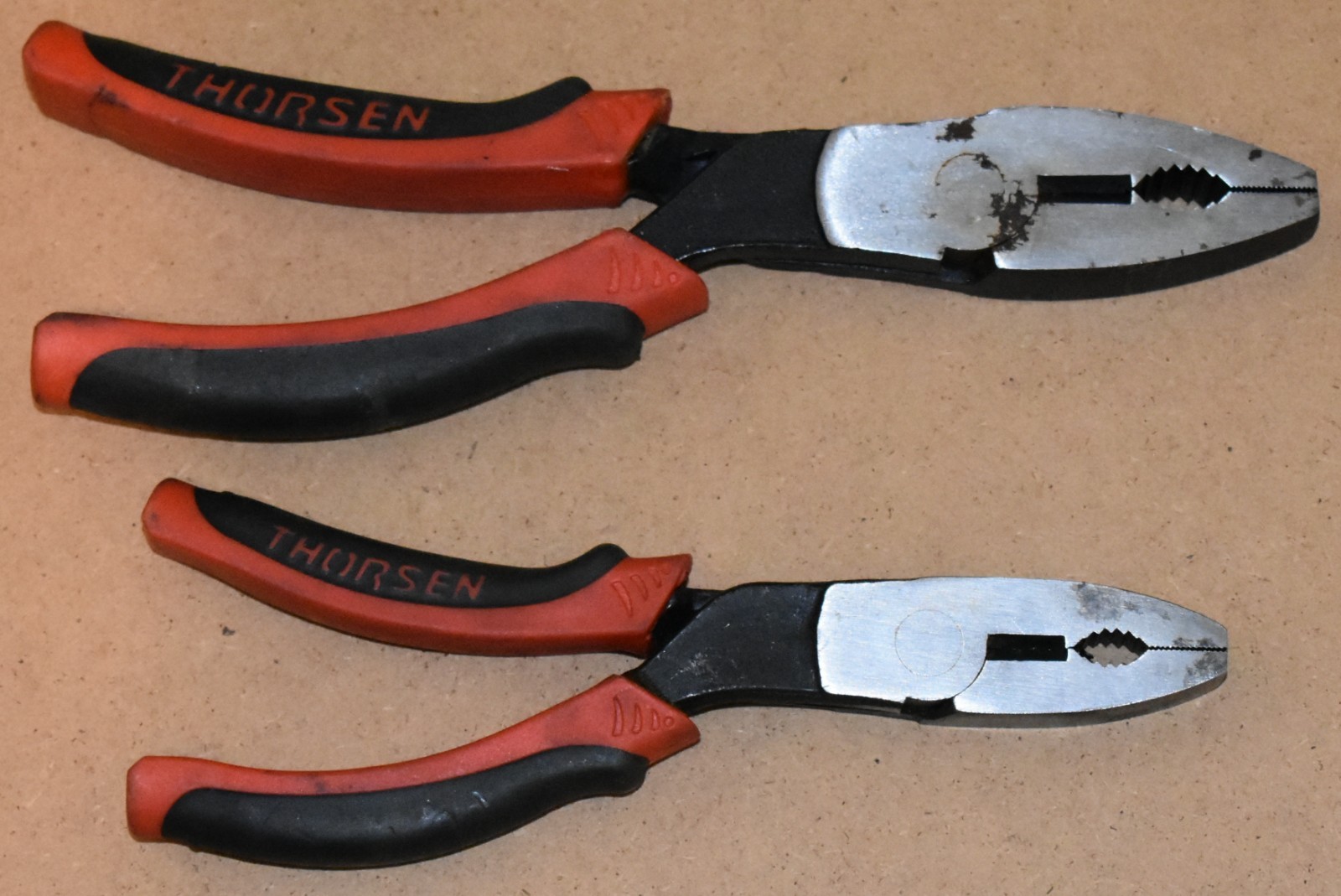 THORSEN ERGONOMIC COMFORT «GRIP FORCE» COMBINATION PLIERS 6-3/4″ & 8-1/4″