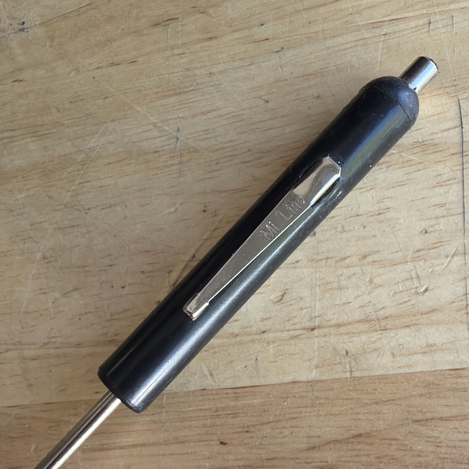 Matco Tools Mini Pocket Magnetic Flat Slotted Screwdriver Black Promo