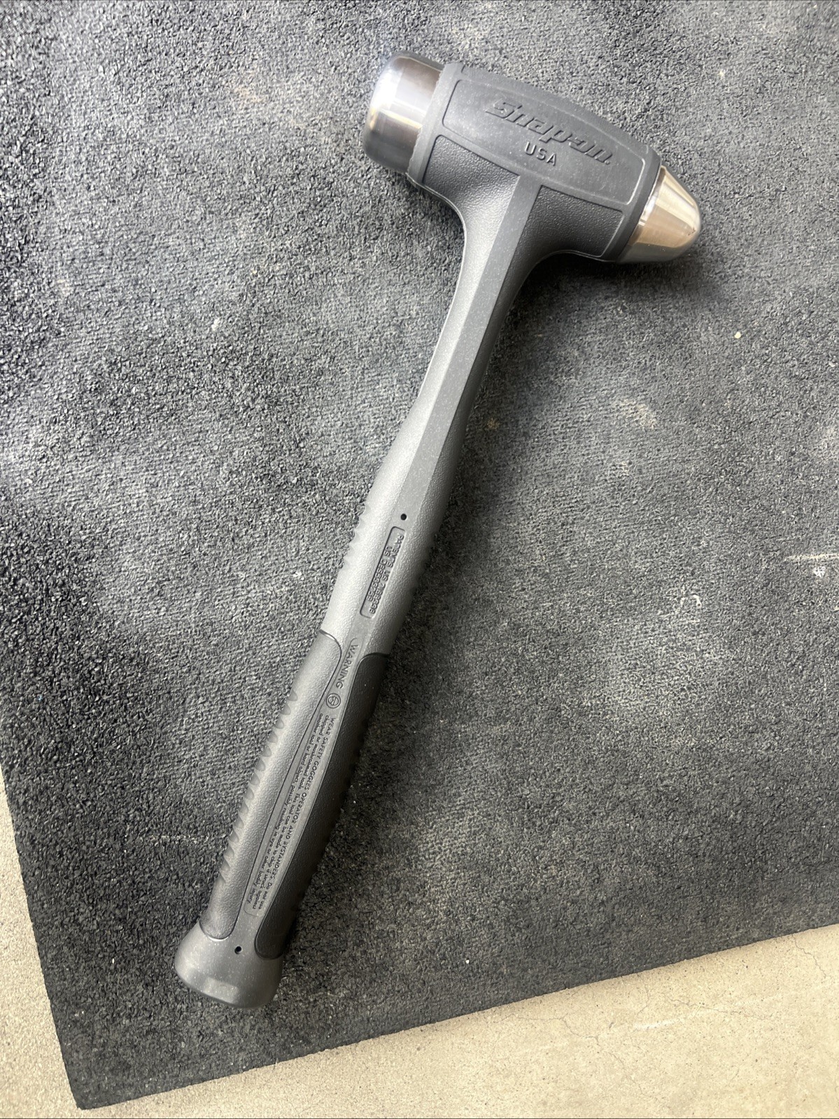 For Snap-on Tools DARK TITANIUM 40oz / 1125g Soft Grip Dead Blow Hammer HBBD40DT
