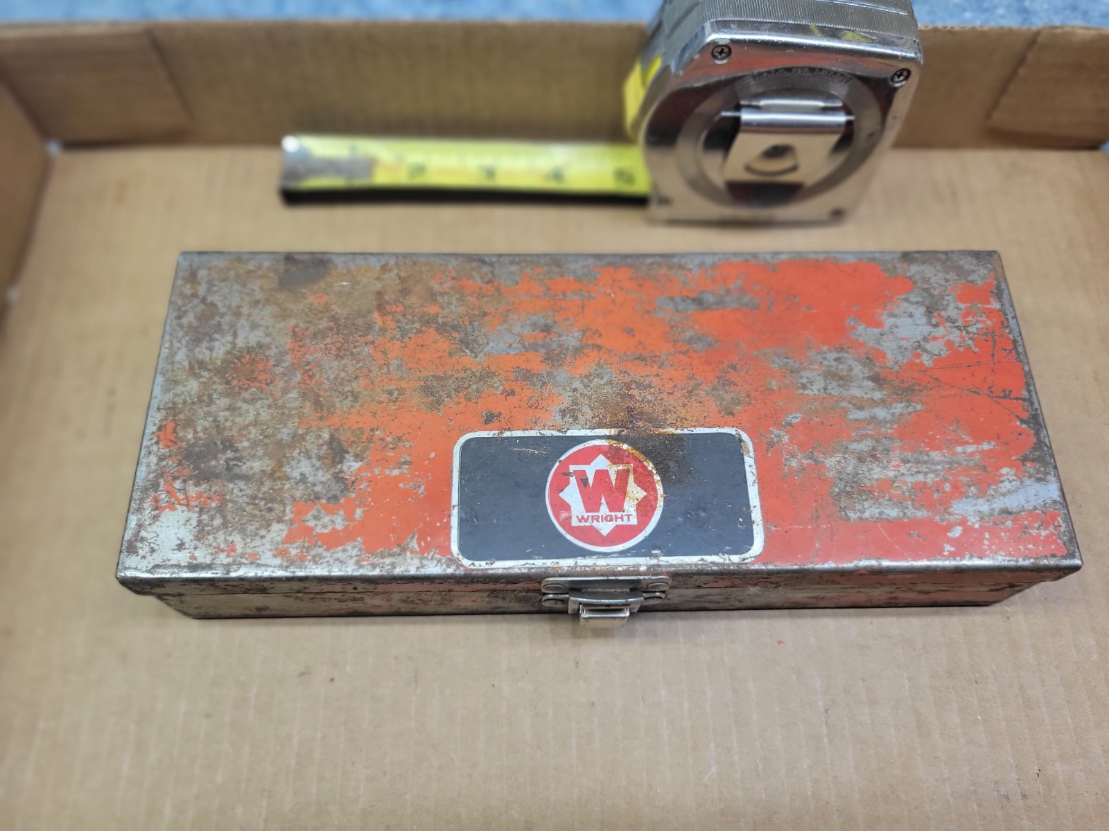 Wright Tool Red Tool Box For 3/8″ Socket Set (Box only No Tools)