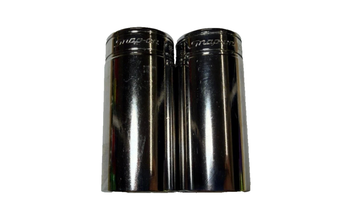 Snap-on 3/8″ drive 15/16″ & 1″ 6-point Deep Sockets SFS301 SFS321 USA NEW