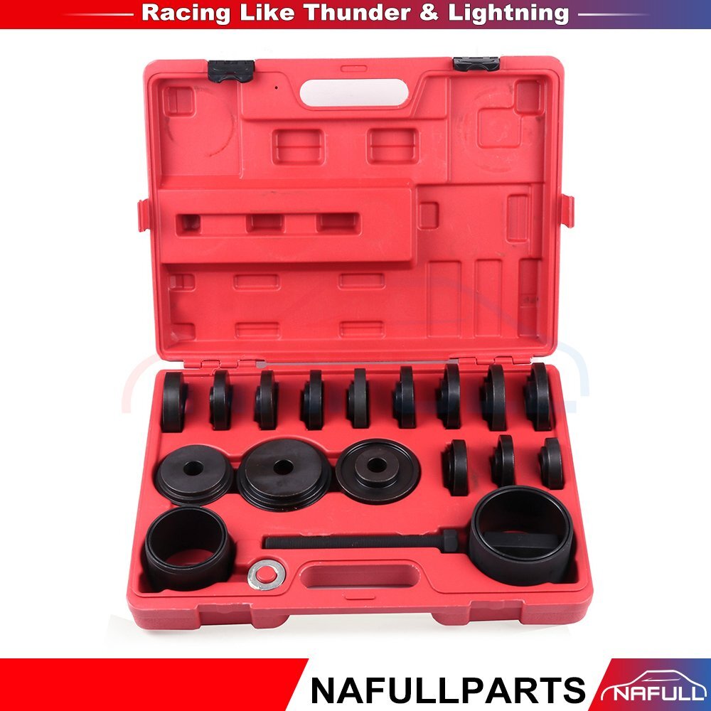Front Wheel Drive Bearing Press Tool Removal Adapter Puller Pulley Set FWD 23PC