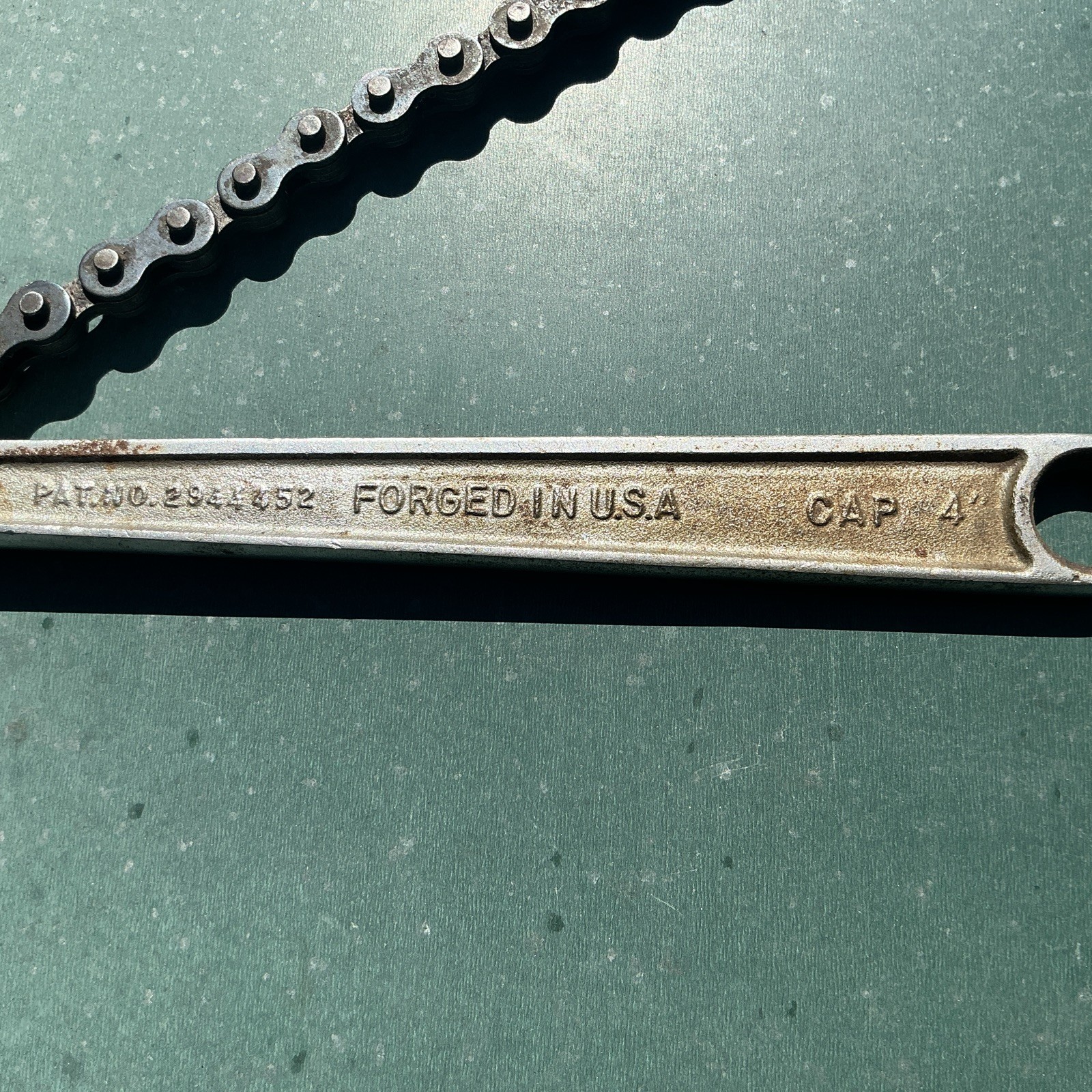 🇺🇸 Craftsman USA 12″ Chain Strap Adjustable Wrench 9-55713 Cycle