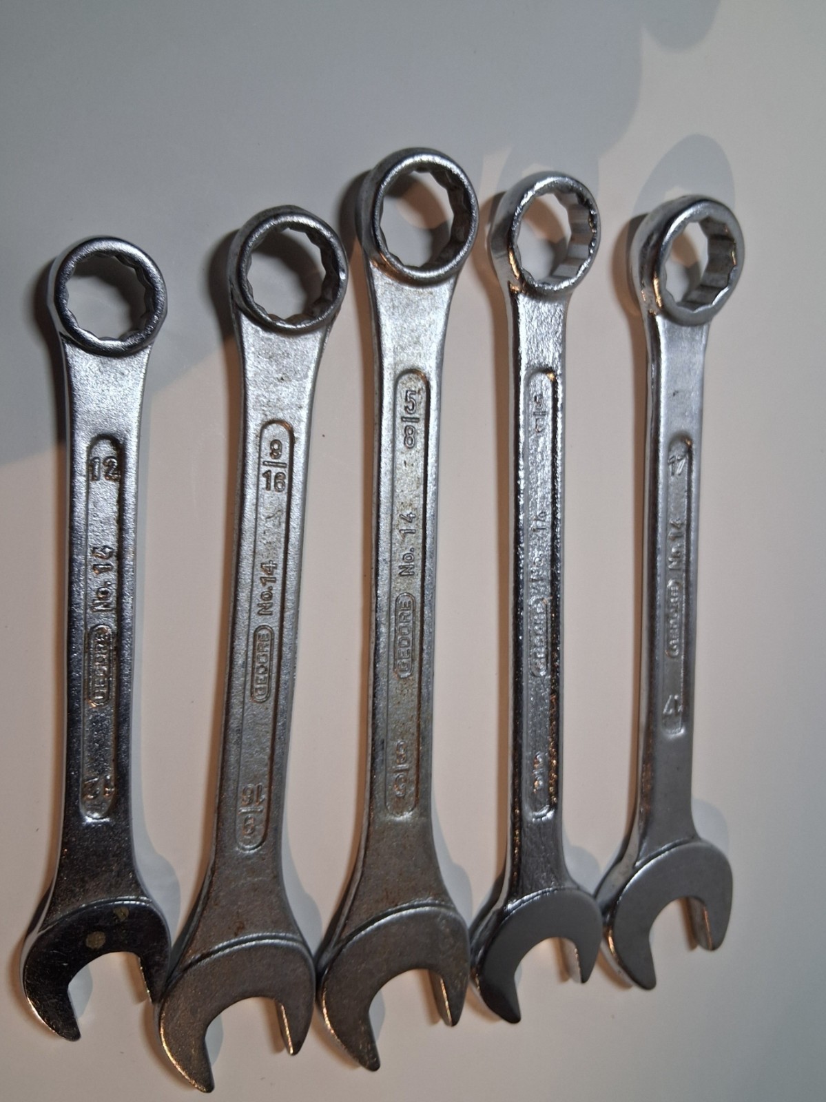 GEDORE 5 pc wrench lot
