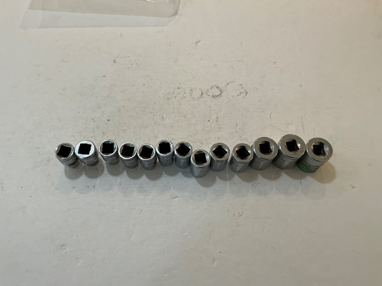 S-K 13 pc 1/2″ drive shallow metric 12pt socket set 10mm-24mm USA made