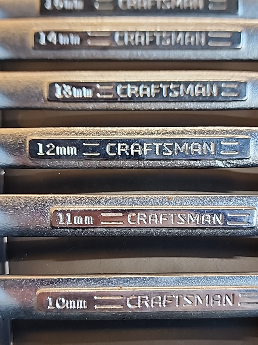 Craftsman Metric Combination Wrench Set 12pt VA Series 10pc 8 – 17mm USA NO RACK