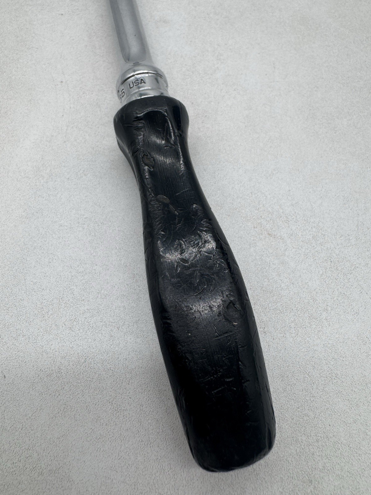 Snap On FL836 3/8″ Drive Ratchet 11″ Black Hard Handle Tool Snap-on USA