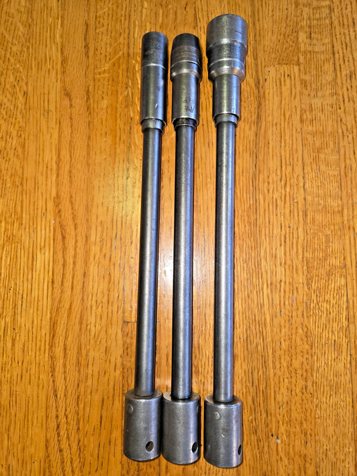 (3) Apex, Flex Swivel 11″ Ext. Socket Wrenches – 1/2″ Drive, 1/2″, 9/16″ & 3/4″